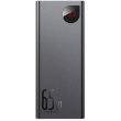 Зовнішній акумулятор Powerbank Baseus Adaman Metal 20000mAh, PD 65W, USB-C, 2xUSB QC 3.0, Black