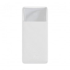 Зовнішній акумулятор Powerbank Baseus Bipow Digital Display 20000mAh 15W, White