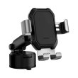 Автотримач для мобiльного Baseus Tank Gravity Car Mount With Suction Base, Silver