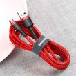 Кабель Baseus Cafule Cable USB For Micro 2.4A 1.0M Red/Red