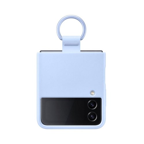 Чохол Samsung F721 (Flip 4) EF-PF721TLEGUA Silicone Cover with Ring, Arctic Blue