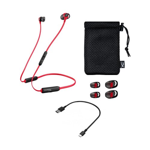 Bluetooth гарнітура HyperX Cloud Buds Black/Red (HEBBXX-MC-RD/G)
