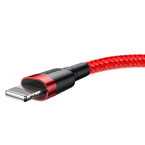 Кабель Baseus Cafule Cable USB For Lightning 2.4A 1.0M Red