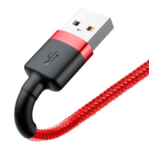 Кабель Baseus Cafule Cable USB For Lightning 2.4A 1.0M Red