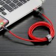 Кабель Baseus Cafule Cable USB For Lightning 2.4A 1.0M Red