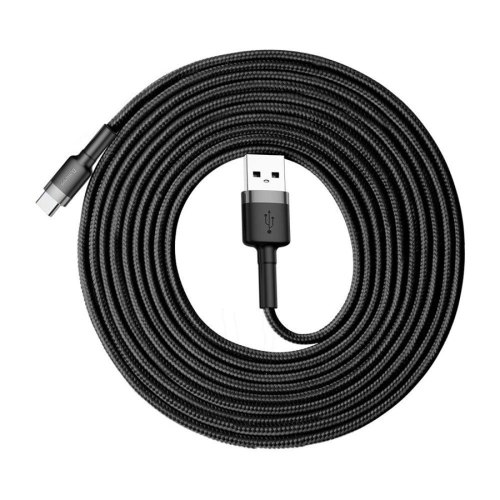 Кабель Baseus Cafule Cable USB For Type-C 2A 3.0M Grey/Black