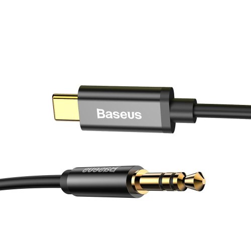 Аудiо-кабель Baseus Yiven Type-C male To 3.5 male Audio Cable M01 Black