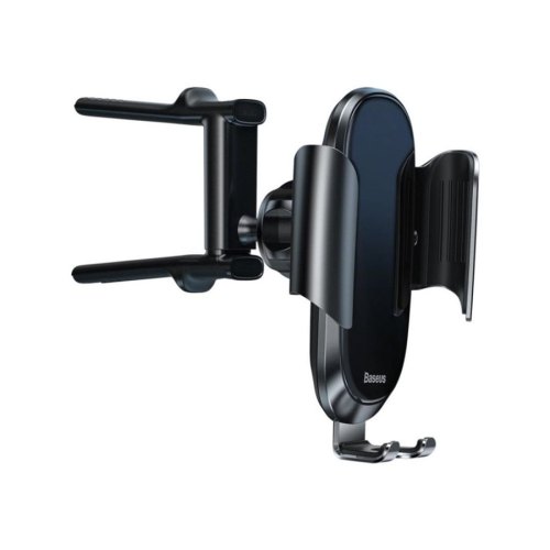 Автотримач для мобiльного Baseus Future Gravity Car Mount （Round Air Outlet), Black