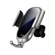 Автотримач для мобiльного Baseus Future Gravity Car Mount （Round Air Outlet), Silver