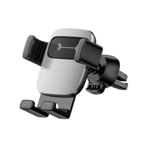 Автотримач для мобiльного Baseus Cube Gravity Vehicle-mounted Holder, Silver