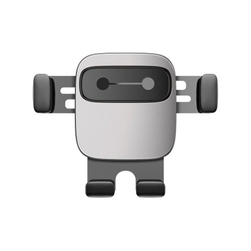 Автотримач для мобiльного Baseus Cube Gravity Vehicle-mounted Holder, Silver