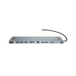 USB-хаб Baseus USB3.1 Type-C --> HDMI*2/VGA/RJ45 Gigabit/USB3.0x3/3.5mm/Micro SD/PD 60W, Grey