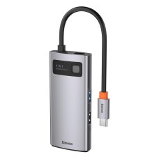 USB-хаб Baseus 4in1 USB3.1 Type-C --> USB Type C PD 100W/HDMI 4K 30 Hz/USB 3.2 Gen1/1*USB 2.0, Grey