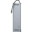 USB-хаб Baseus USB3.1 Type-C --> HDMI/VGA/RJ45 Gigabit/USB3.0x3/3.5mm/Micro SD/PD 60W, Grey