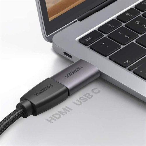 Перехідник USB 2.0 Type-C --> HDMI F UGREEN (US320) Косм Сірий