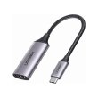 Перехідник USB 2.0 Type C --> HDMI V2.0 4K@60Hz 10 См CM297 UGREEN Сірий