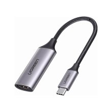 Перехідник USB 2.0 Type C --> HDMI V2.0 4K@60Hz 10 См CM297 UGREEN Сірий