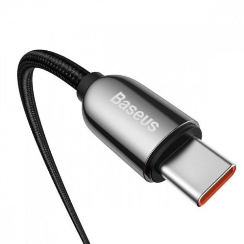 Baseus Display Fast Charging Type-C to Type-C 2m Black