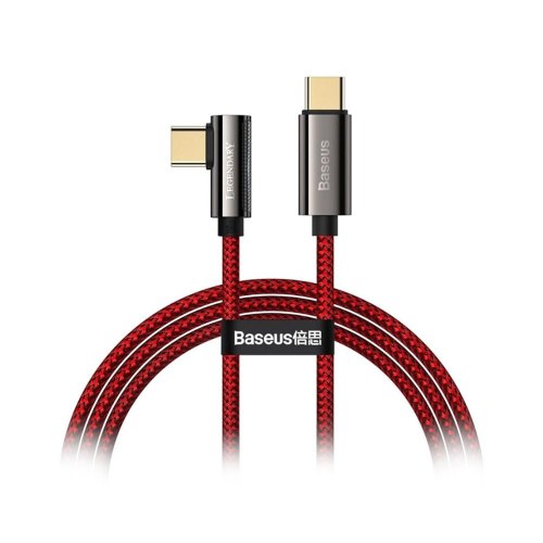 Кабель USB Type-C Baseus USB-C to USB-C Legend 100W 2m Red