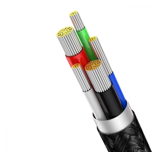 Кабель USB3.1 Type-C M-Lightning M, 1.0 м, 20W, З дисплеєм Чорний  CATLSK Baseus