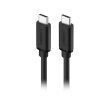 Кабель USB 2.0 Type-C M-M, 2 м, (18W) Чорний, Cable Nickel Plating US286 UGREEN