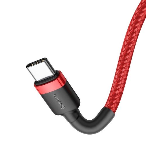 Кабель Baseus Cafule USB Cable Type-C to Type-C 3A 1m Red