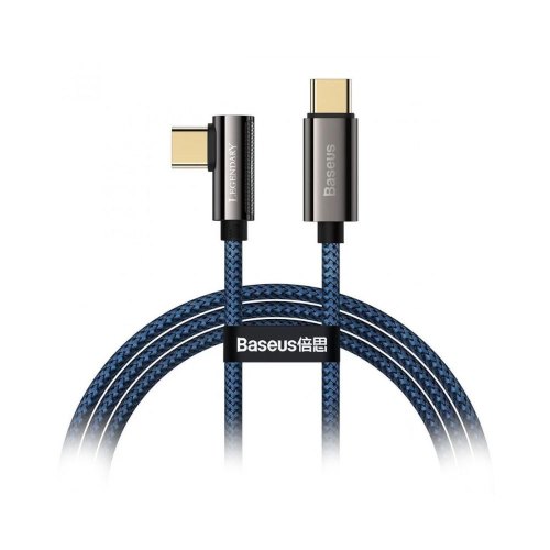 Кабель USB Type-C Baseus USB-C to USB-C Legend 100W 2m Blue