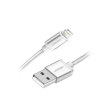 Кабель USB AM-Lightning M, 1 м, 2.4A, Срібний, US199 UGREEN