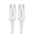 Кабель USB 2.0 Type-C M-M, 1.5 м, (18W) Білий, ABS Cover US264 UGREEN