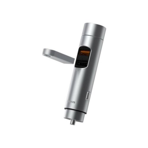 АЗП з FM-модулятором Baseus Energy Wireless MP3 Charger, Silver