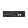 Клавіатура бездротова Apple Magic Keyboard with Touch ID and Numeric Keypad for Mac models with Apple silicon - Black Keys - Russian,Model A2520