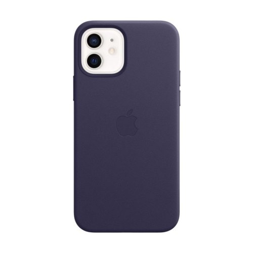 Чохол Apple  iPhone 12 / 12 Pro Leather Case with MagSafe - DEEP VIOLET (MJYR3ZE/A)