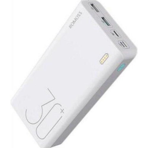 Зовнішній акумулятор PowerBank ROMOSS 30000mah Sense8+ (PHP30-401-02) White