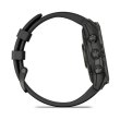 Смарт годинник Garmin Fenix 7 Sapphire Solar Carbon Gray DLC Titanium with Black Band (010-02540-20)