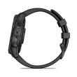 Смарт годинник Garmin Fenix 7 Sapphire Solar Carbon Gray DLC Titanium with Black Band (010-02540-20)