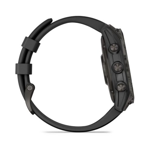 Смарт годинник Garmin Epix 2 Sapphire Black/Titanium DLC with Black Band (010-02582-10)