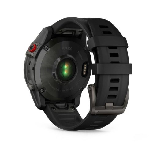 Смарт годинник Garmin Epix 2 Sapphire Black/Titanium DLC with Black Band (010-02582-10)