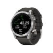 Смарт годинник Garmin Fenix 7 Silver with Graphite Band (010-02540-00)