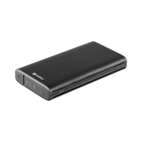 Зовнішній акумулятор сонячний Powerbank 4-PANEL 8W SANDBERG PD 25000 MAH, 2XUSB, TYPE-C OUT (420-56)