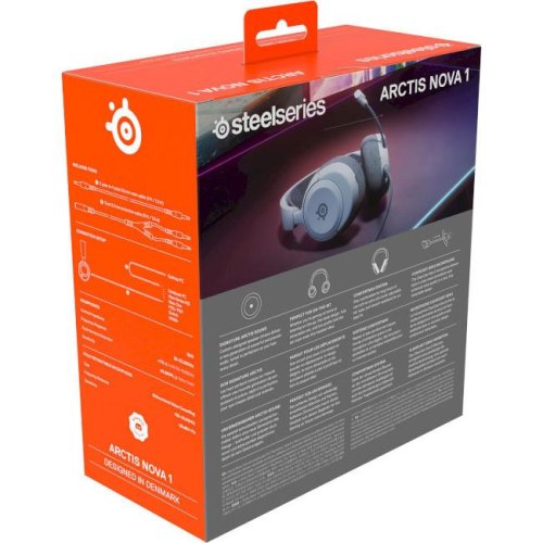Гарнітура, SteelSeries Arctis Nova 1, white (61607)
