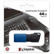 USB флеш Kingston   64GB USB 3.2 Type-A Gen1 DT Exodia M Black Blue