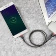 Кабель USB 2.0 AM-MicroUSB M, 2.0 м, 1.5A, чорний-червоний, (двосторонній) CAMKLF Baseus