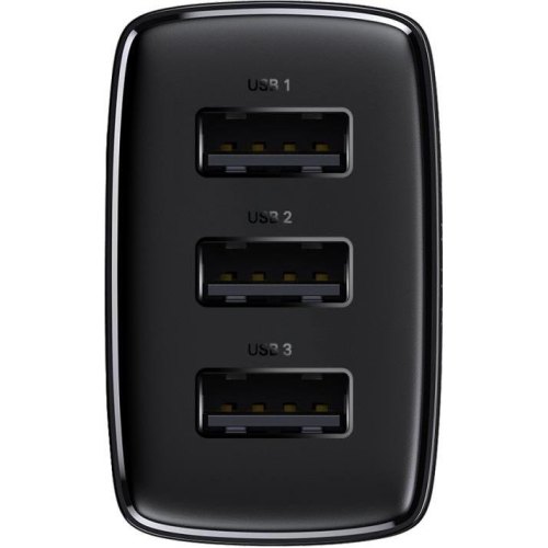 МЗП Baseus Compact Charger 3U 17W EU, Black