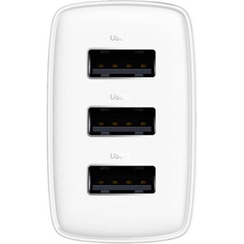 МЗП Baseus Compact Charger 3U 17W EU, White
