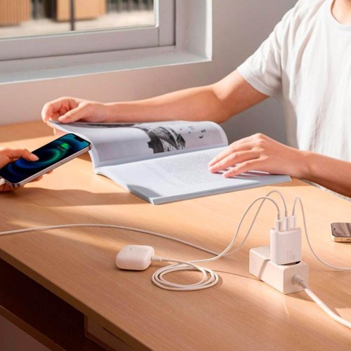 МЗП Baseus Compact Charger 3U 17W EU, White