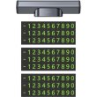 Паркувальна карта Baseus Square Bar Temporary Parking Number Plate Black