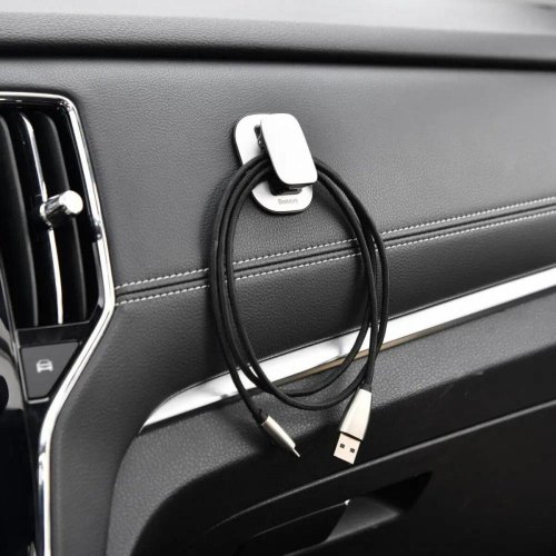 Автомобільний тримач для окуляр Baseus Platinum Vehicle eyewear clip （Paste type） Black