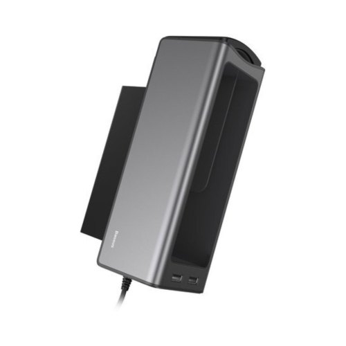 Автомобільний органайзер Baseus Deluxe Metal Armrest Console Organizer(dual USB power supply)Black