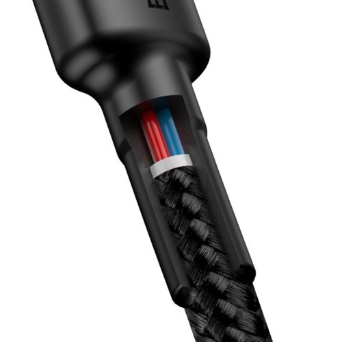 Baseus Cafule Series Type-C PD2.0 60W Flash charge Cable 20V 3A 1m Red black (CATKLF-G91)