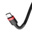 Baseus Cafule Series Type-C PD2.0 60W Flash charge Cable 20V 3A 1m Red black (CATKLF-G91)